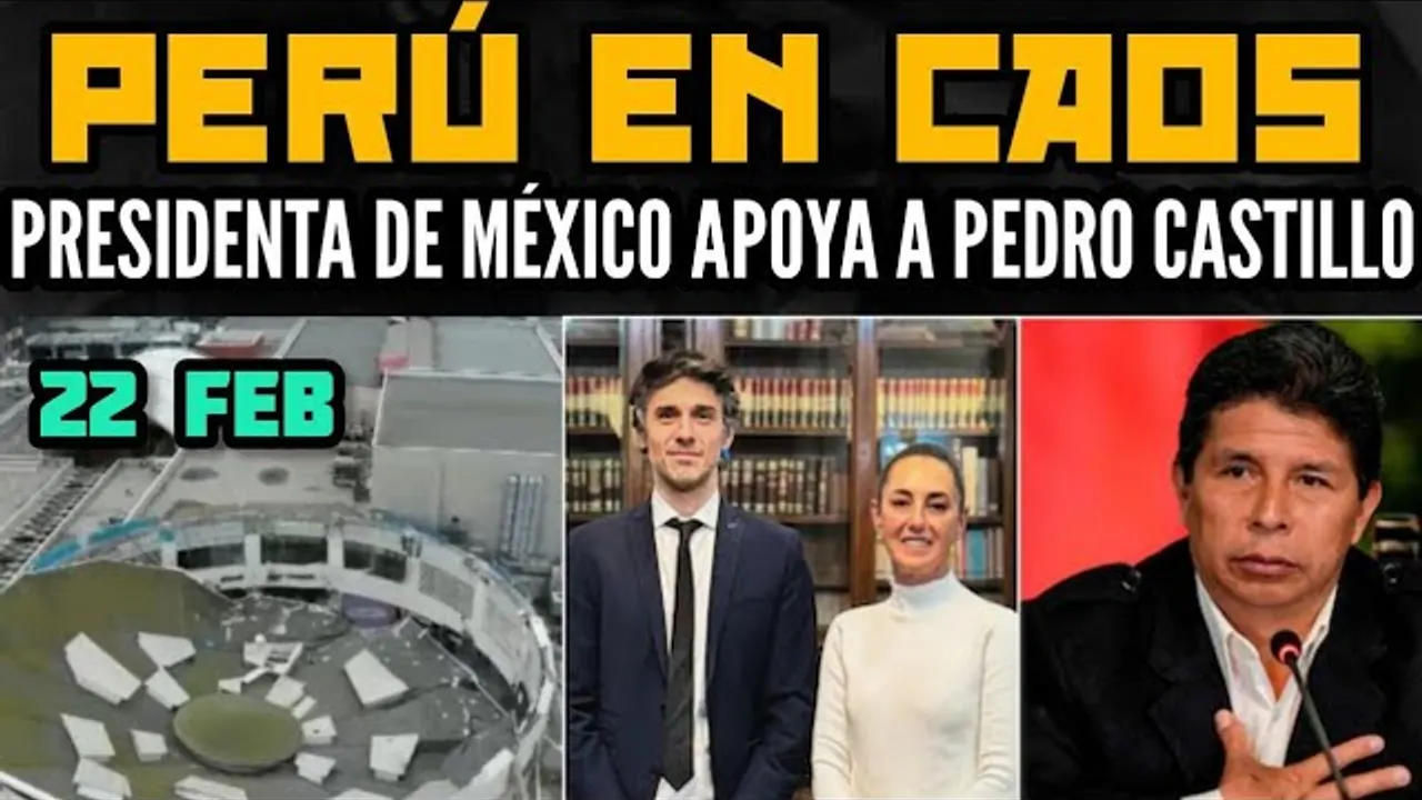 Reproducir: TRAGEDIA NEOLIBERAL EN TRUJILLO / PRESIDENTE CASTILLO RECIBE APOYO DE CLAUDIA SHEINBAUM - 22 FEB