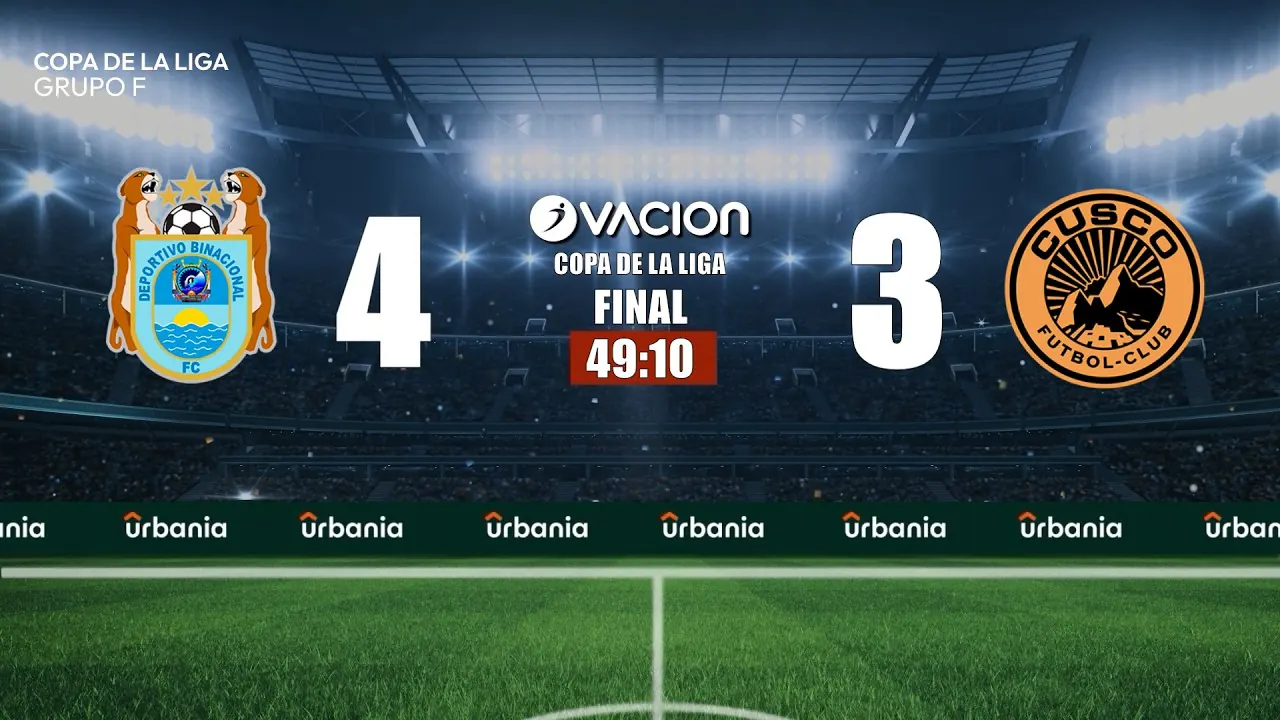 Reproducir: Deportivo Binacional vs Cusco FC por RADIO OVACION 🔴 #ENVIVO | COPA DE LA LIGA