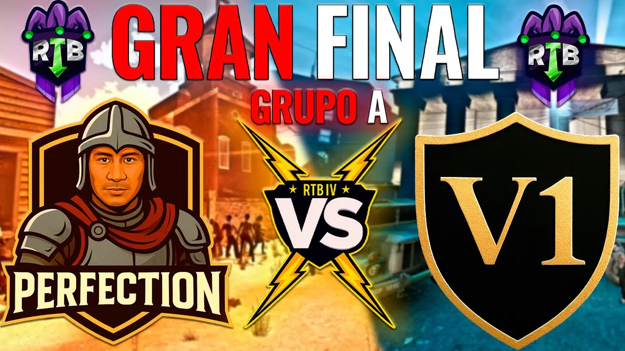 Reproducir: GRAN FINAL TORNEO RTB IV | GRUPO A | Lose With Perfection VS V1 | INVICTOS | VO3 |