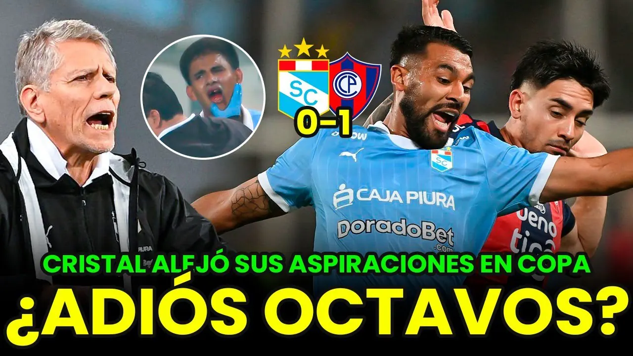 Reproducir: 🔴#ENVIVO ¿ADIÓS LIBERTADORES? CRISTAL CAYÓ 0-1 ANTE CERRO PORTEÑO Y QUEDÓ AL BORDE DE LA ELIMINACIÓN