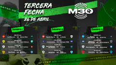 Fútbol ¡EN VIVO! - SEÑAL MULTIVISTA MASTER 30 INTERCOLEGIOS