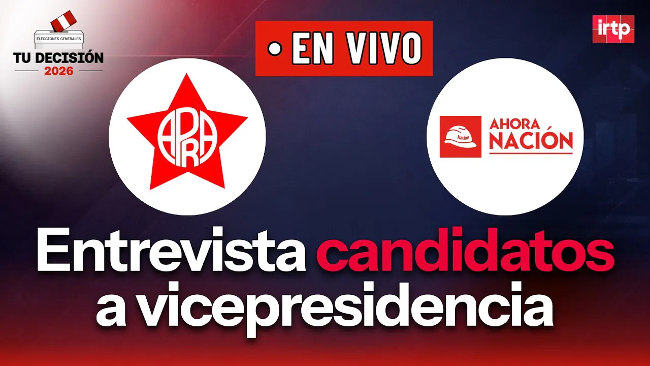 Reproducir: Candidatos a la vicepresidencia: Ahora Nación y Partido Aprista Peruano | “Tu decisión 2026”