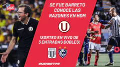 ¡SE FUE BARRETO! CONOCE LAS RAZONES EN HDM Y SORTEO DE 3 ENTRADAS DOBLES DEL ALIANZA VS CIENCIANO