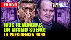 Dos renuncias, un objetivo: López Aliaga y Acuña van por la presidencia #EsquinaConNoticias
