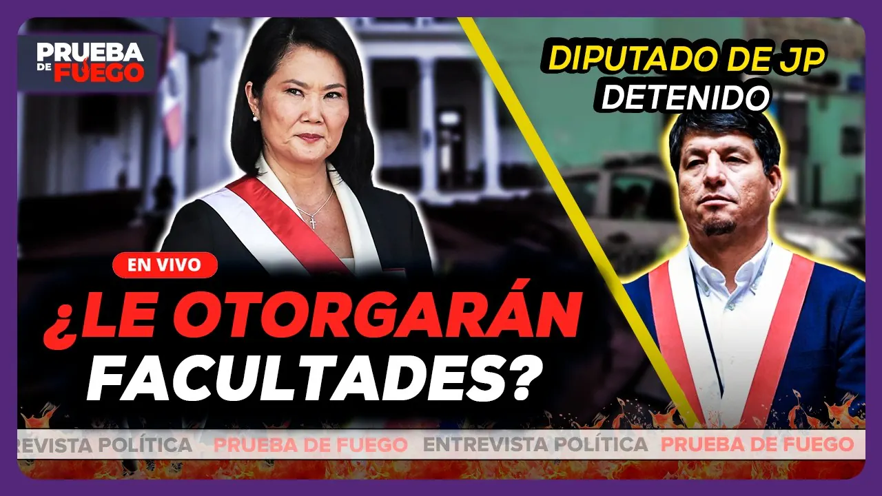 Reproducir: EN VIVO 🔴 Keiko busca facultades legislativas | Diputado de Juntos por el Perú detenido