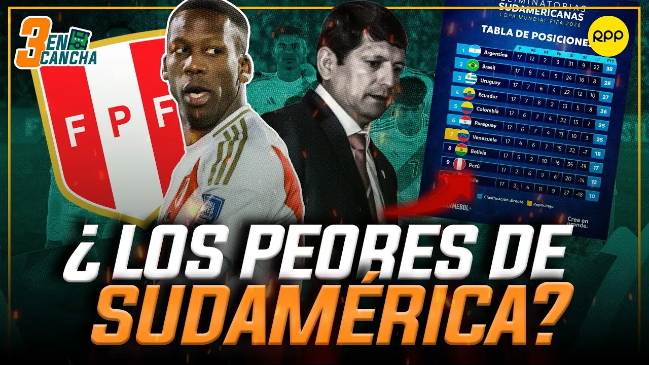 Reproducir: #ENVIVO🔴SELECCIÓN PERUANA: ¿LA PEOR PARTICIPACIÓN EN ELIMINATORIAS DE LA HISTORIA? #3ENCANCHA