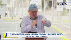 Inauguración de la av. Túpac Amaru | 8 de octubre.