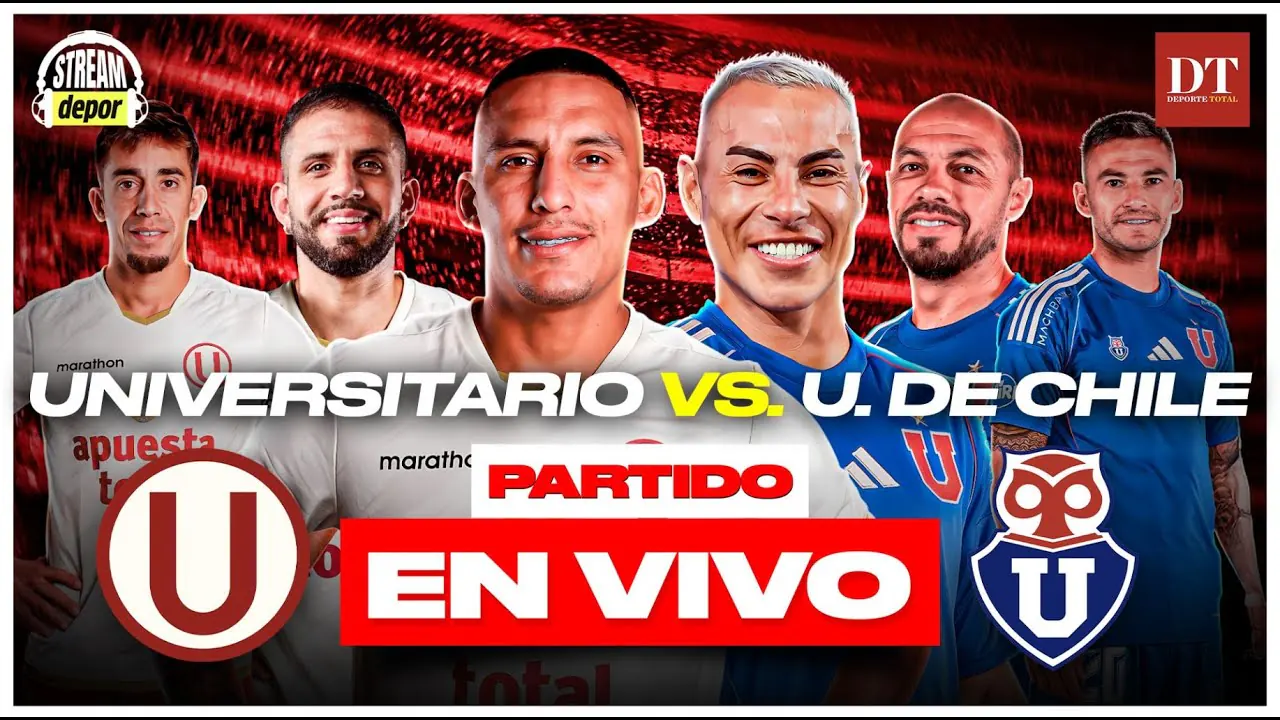 Reproducir: 🔴UNIVERSITARIO DE DEPORTES vs U DE CHILE | NOCHE CREMA EN VIVO | El Comercio