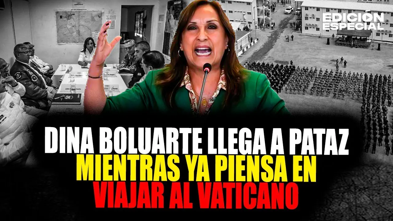 Reproducir: #EnVivo Dina Boluarte Llega a Pataz y lidera operativo contra minería ilegal