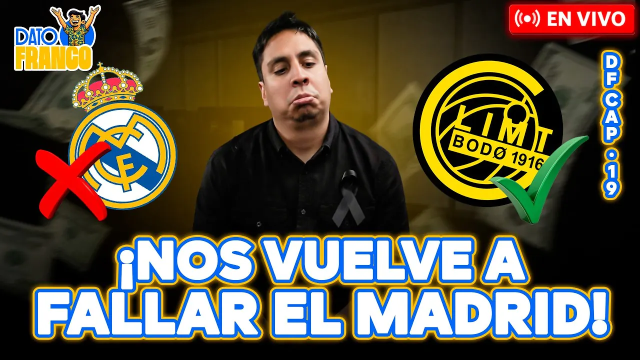 Reproducir: 🔥⚽ #ENVIVO | EL REAL MADRID NOS VOLVIÓ A FALLAR | BODO NOS DIO LUZ #DATOFRANCO