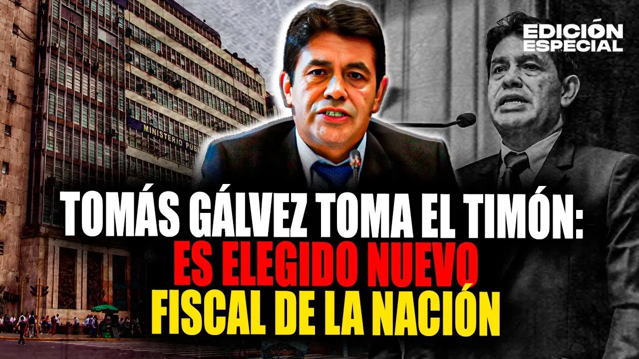 Reproducir: #EnVivo Tomás Gálvez, nuevo Fiscal de la Nación tras declinación de Pablo Sánchez y Zoraida Ávalos
