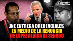 #EnVivo JNE entrega credenciales a senadores en medio de ausencia de Rafael López Aliaga