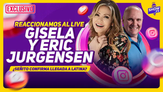 EN VIVO GISELA VALCARCEL Y ERIC JURGENSEN: REACCIÓN EN DIRECTO