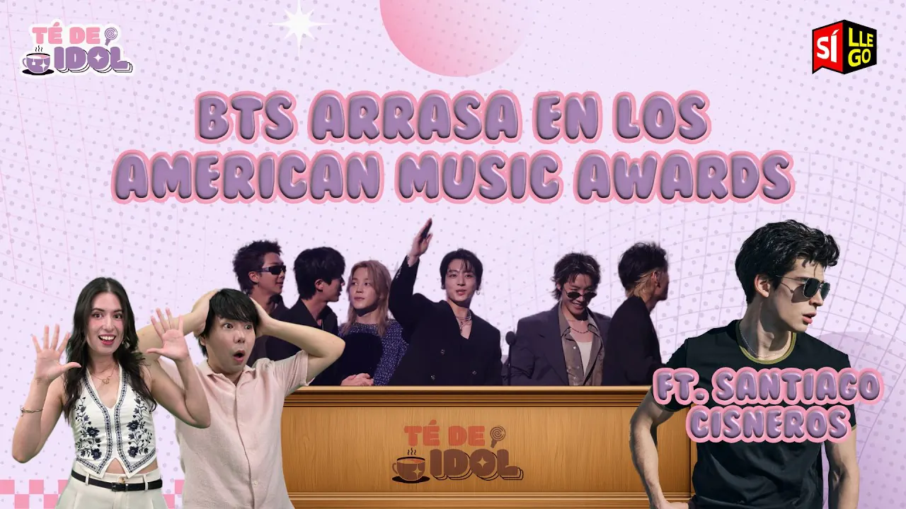 Reproducir: AMA: BTS💜 GANA "ARTISTA DEL AÑO" | NOS VISITA SANTIAGO CISNEROS 🎤 | TÉ DE IDOL🍵