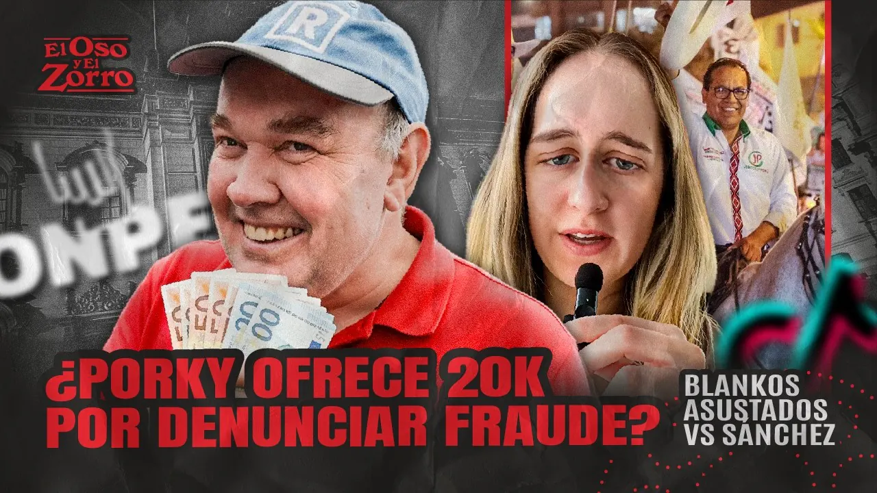 Reproducir: ¿PORKY LE RESPIRA LA NUCA AL SOMBRERO EN CONTEO ONPE? ¿LLEGARÁ? ¿LIMEÑOS PALTEAN EN TIKTOK?