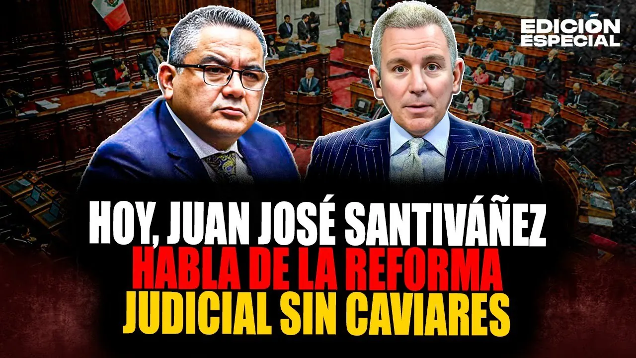 Reproducir: #EnVivo Juan José Santiváñez en el programa: Habla de la reforma total del sistema de justicia