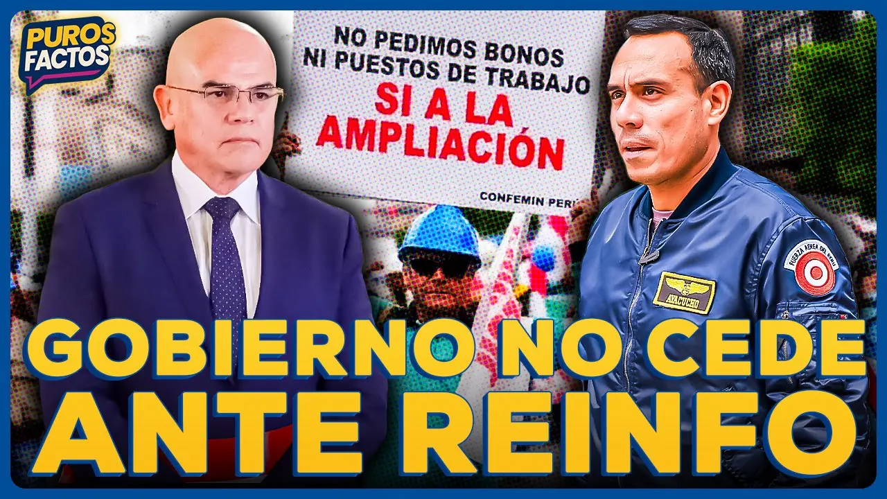 Reproducir: 🚨 #ENVIVO | GOBIERNO SOLO FIRMARÁ AMPLIACIÓN DEL REINFO SI SE ACEPTAN CONDICIONES #PUROSFACTOS