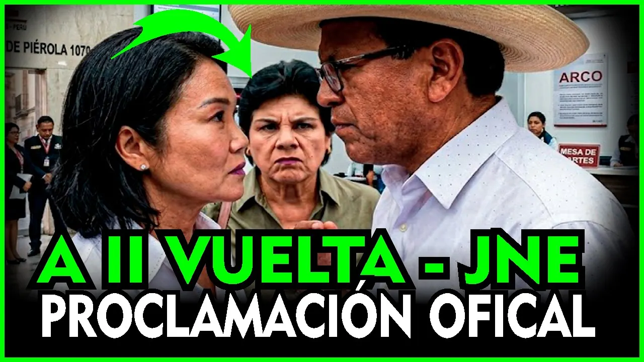 Reproducir: ATENCIÓN:: JNE PROCALAMA RESULTADOS PRIMERA VUELTA ELECCIONES PERÚ 2026