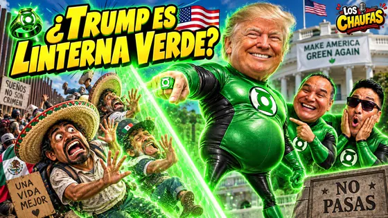 ¿TRUMP ES LINTERNA VERDE? - LOS CHAUFAS