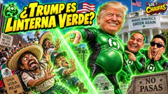 ¿TRUMP ES LINTERNA VERDE? - LOS CHAUFAS
