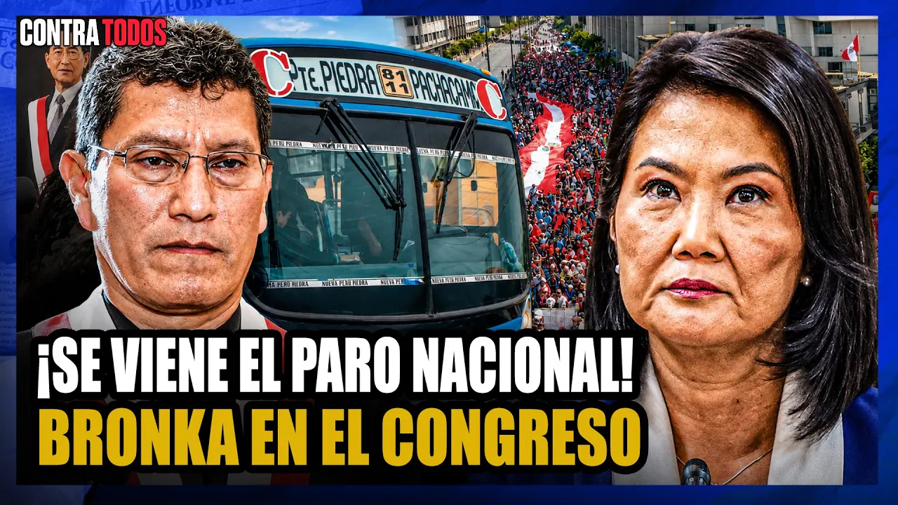 Reproducir: PARO NACIONAL 'CONTRA KEIKO' | BRONKA EN EL CONGRESO | CONTRA TODOS 🔴