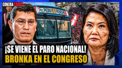 PARO NACIONAL 'CONTRA KEIKO' | BRONKA EN EL CONGRESO | CONTRA TODOS