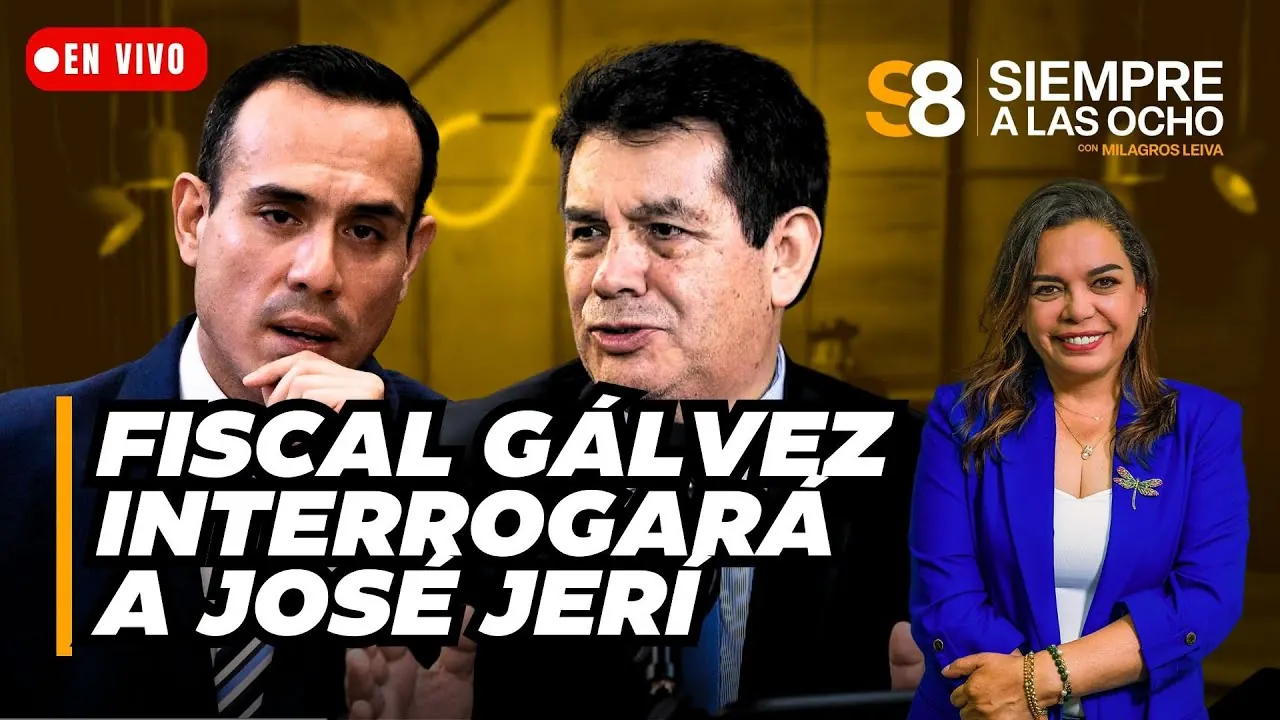 Reproducir: 🟡 TOMÁS GÁLVEZ EN VIVO: FISCAL TOMARÁ DECLARACIÓN A JERÍ POR REUNIONES CON EMPRESARIO CHINO | #S8
