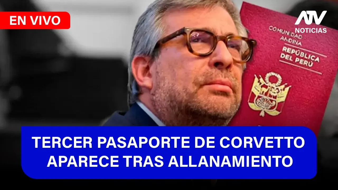 Reproducir: Fe de Erratas: TERCER PASAPORTE VIGENTE DE CORVETTO APARECE TRAS ALLANAMIENTO DE LA FISCALÍA - ATV+