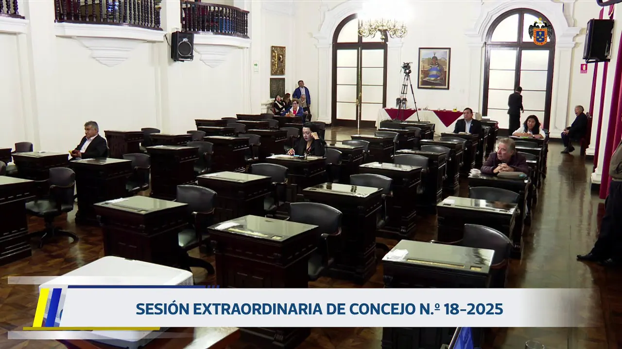 Reproducir: Sesión Extraordinaria de Concejo n.º 18-2025 | 25 de julio.