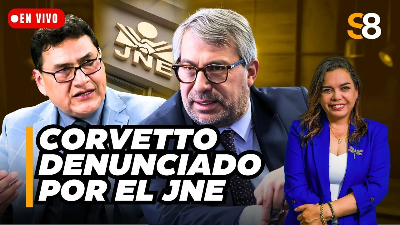 Reproducir: 🟡 JNE DENUNCIA PENALMENTE A PIERO CORVETTO: ¿QUÉ IRREGULARIDADES SE INVESTIGAN? | Siempre a las ocho