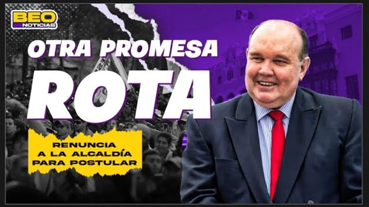 Reproducir: LÓPEZ ALIAGA RENUNCIA A LA ALCALDÍA Y POSTULARÁ A LA PRESIDENCIA | BEO NOTICIAS 🟣