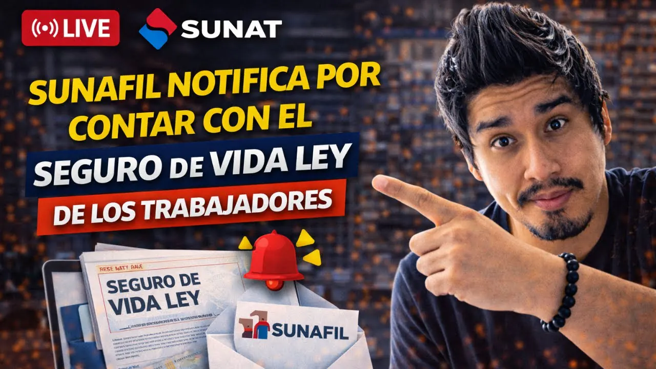 Reproducir: SUNAFIL notifica a empresas para verificar el seguro de vida ley de los trabajadores