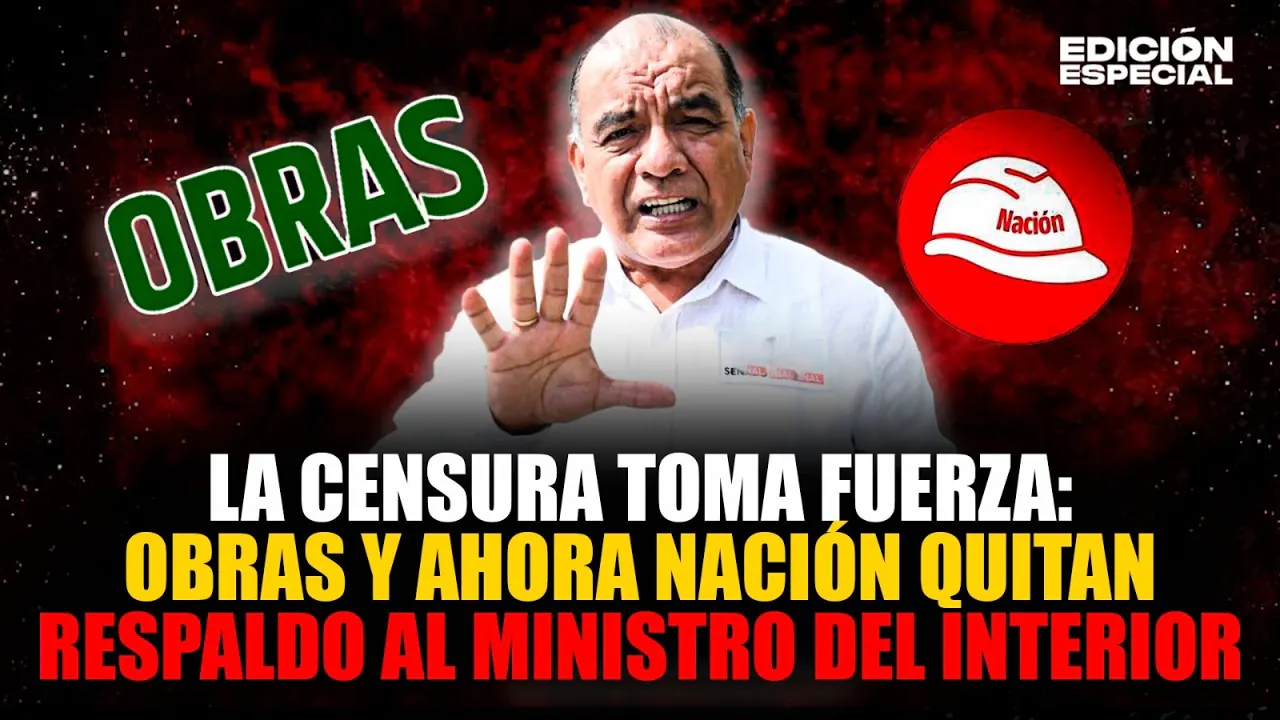 Reproducir: #EnVivo Ministro del Interior a punto de ser censurado por JP, Obras y Ahora Nación