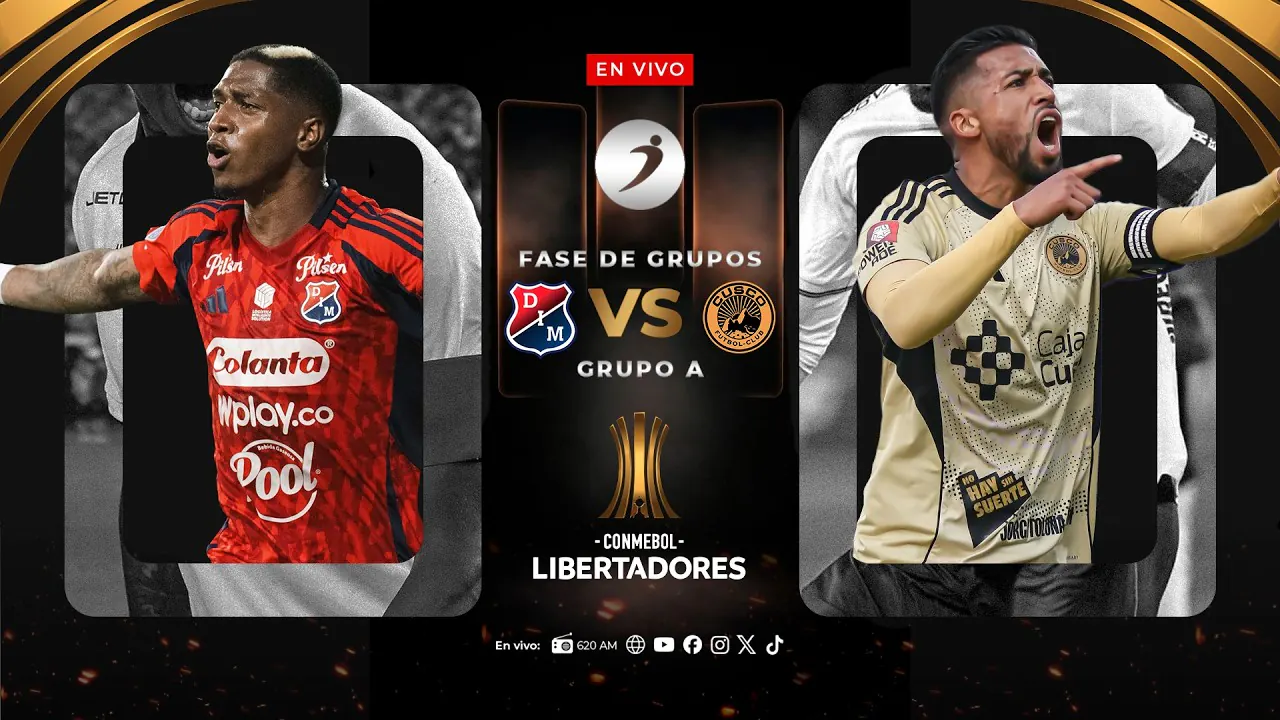 Reproducir: Ind. Medellín vs Cusco FC por RADIO OVACION 🔴 #ENVIVO | COPA LIBERTADORES