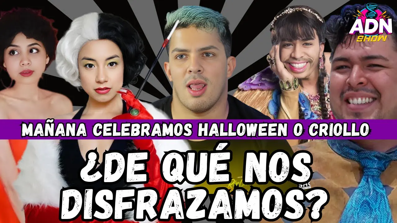 Reproducir: ¿DE QUÉ NOS DISFRAZAMOS? - ¿MAÑANA CELEBRAMOS HALLOWEEN O CRIOLLO?