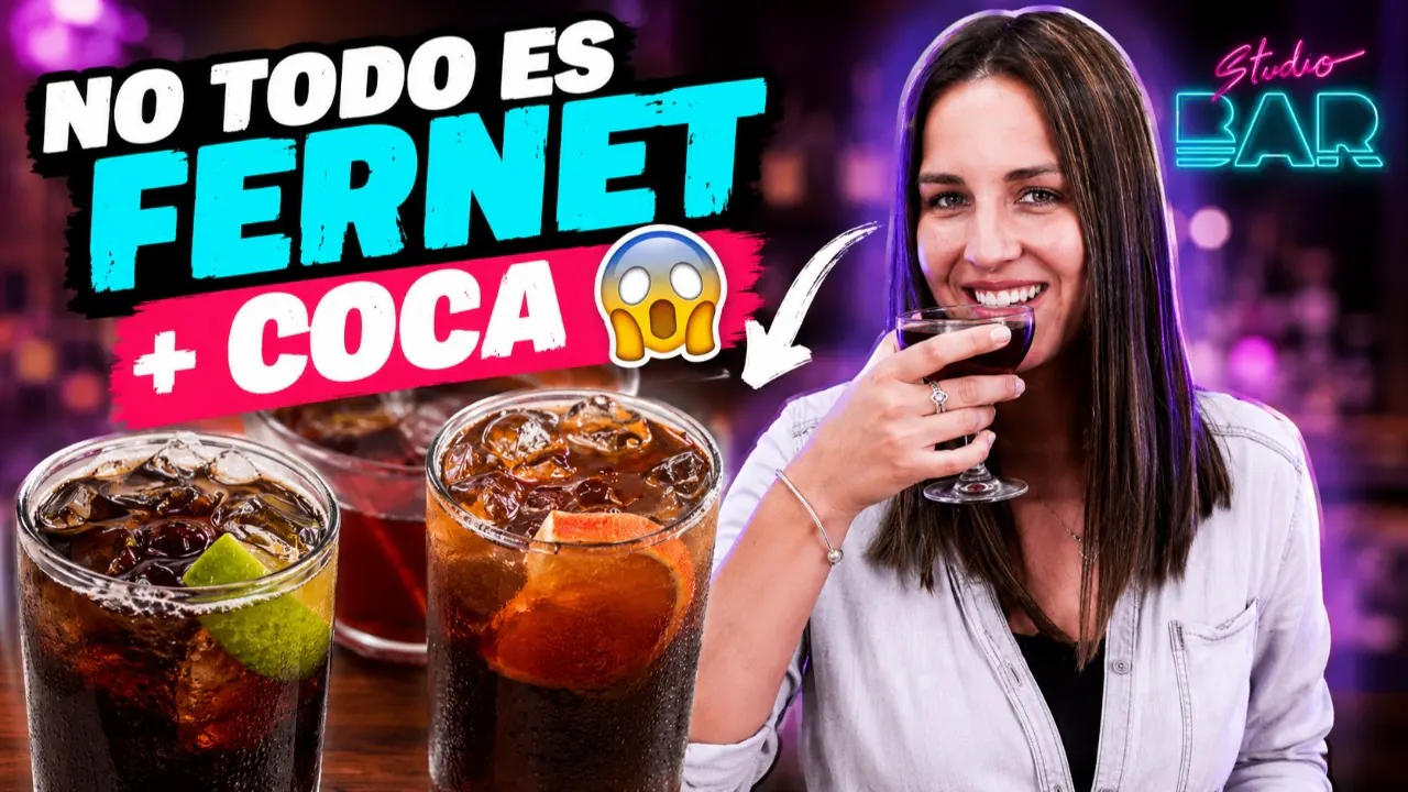 Reproducir: ¿CREÍAS QUE EL FERNET SOLO SE TOMABA CON COCA? 😱 🥃🇦🇷| Studio Bar