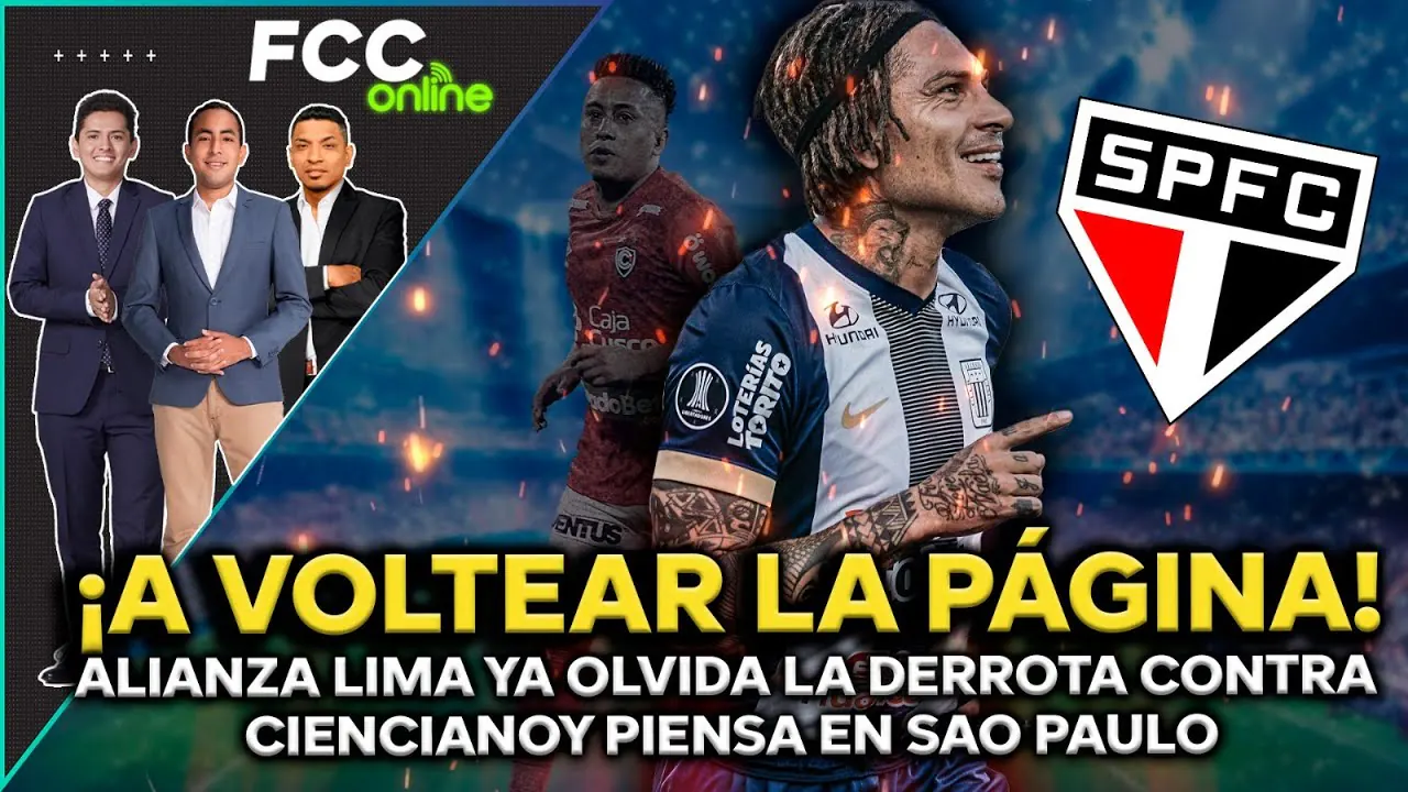 Reproducir: 🔴#ENVIVO ALIANZA LIMA YA PIENSA EN SAO PAULO #FCCONLINE
