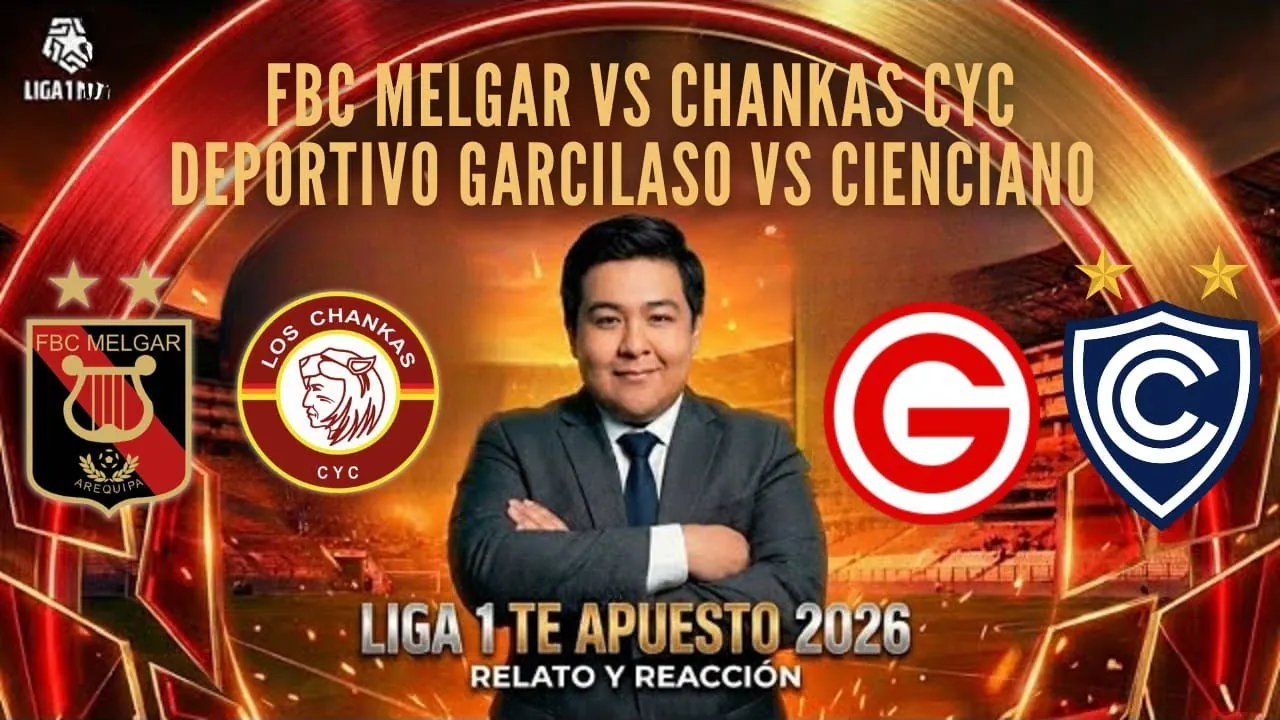 Reproducir: 🔴 MELGAR vs LOS CHANKAS EN VIVO | Fecha 5 Liga 1 2026 – Relato y Reacción 🔥 | DAMMBRO OFFICIAL