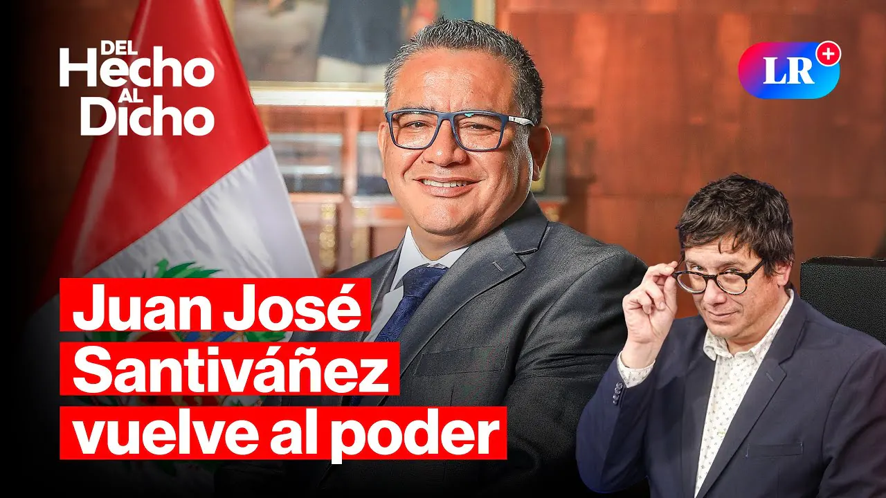 Reproducir: JUAN JOSÉ SANTIVÁÑEZ retorna como MINISTRO DE JUSTICIA | Del Hecho Al Dicho con JAIME CHINCHA