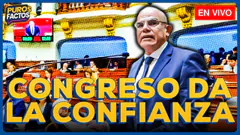 #ENVIVO | PLENO DEL CONGRESO OTORGÓ VOTO DE CONFIANZA AL GABINETE DE ERNESTO ÁLVAREZ #PUROSFACTOS