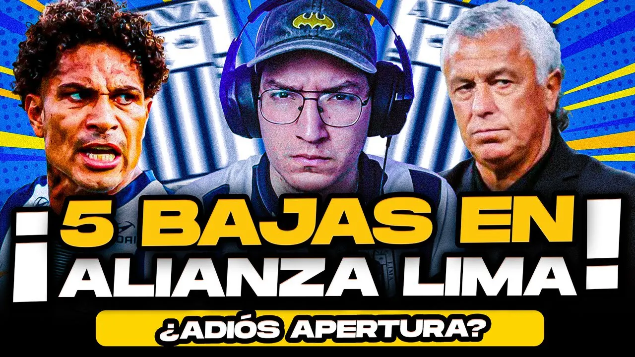 Reproducir: ¡5 BAJAS EN ALIANZA LIMA! | ¿ADIÓS APERTURA?