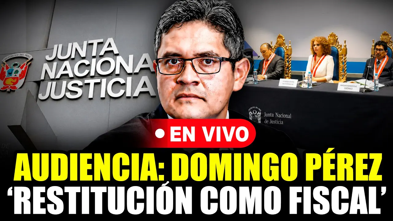 Reproducir: 🔴¡ÚLTIMO MINUTO! DOMINGO PÉREZ ANTE LA JNJ POR RESTITUCIÓN COMO FISCAL 26/05