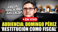 ¡ÚLTIMO MINUTO! DOMINGO PÉREZ ANTE LA JNJ POR RESTITUCIÓN COMO FISCAL 26/05