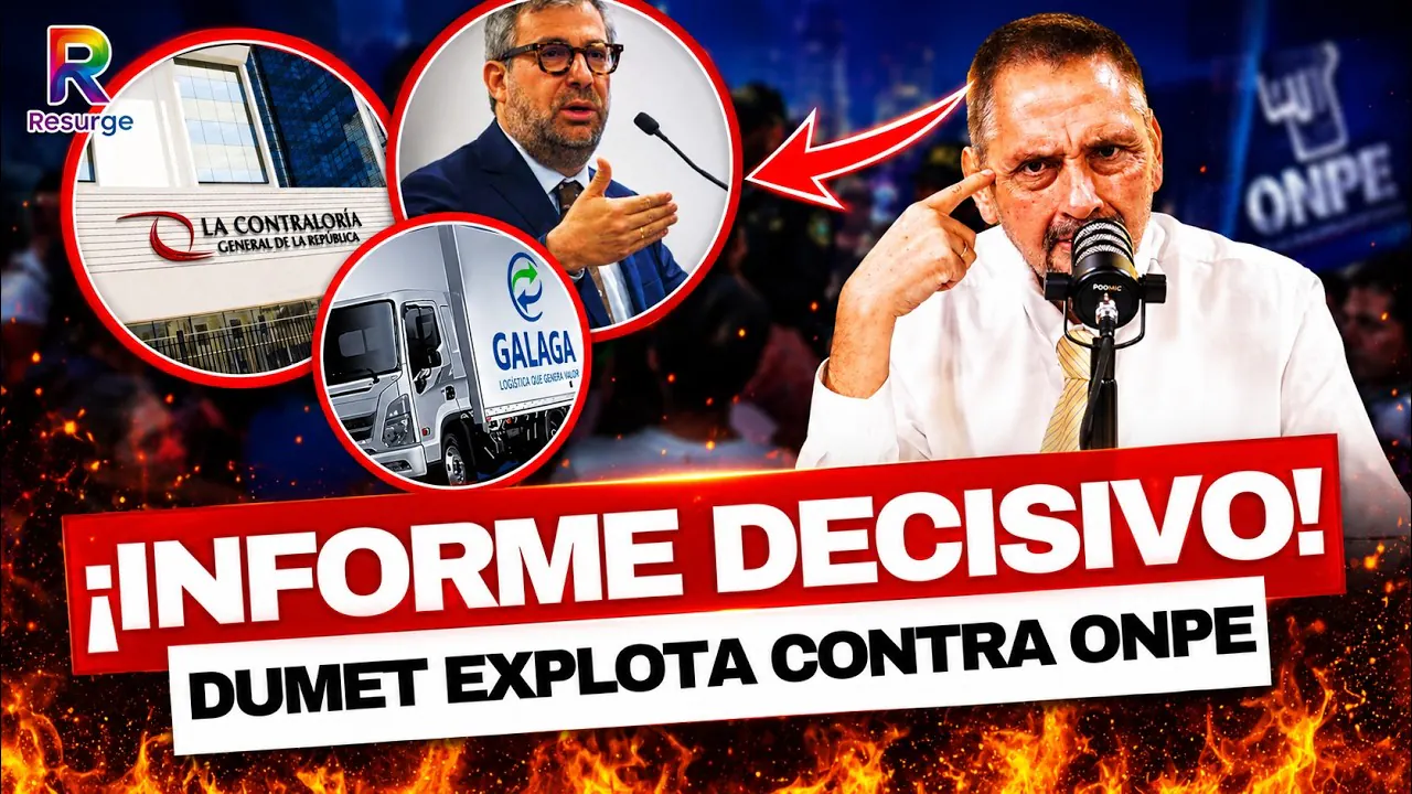 Reproducir: 💥 ¡EXPLOSIVO! DAVID DUMET EXPLOTA CONTRA ONPE POR INFORME BRUTAL DE CONTRALORÍA
