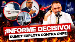 ¡EXPLOSIVO! DAVID DUMET EXPLOTA CONTRA ONPE POR INFORME BRUTAL DE CONTRALORÍA