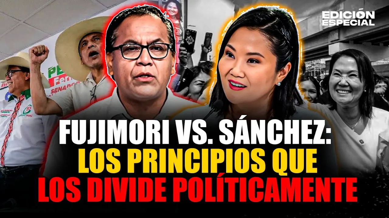 Reproducir: #EnVivo: Keiko Fujimori vs. Roberto Sánchez: los prinicipios que los divide políticamente
