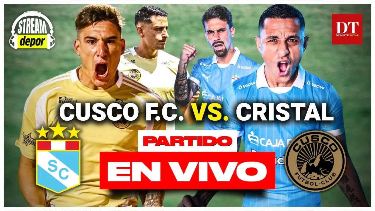 Reproducir: CUSCO FC vs. SPORTING CRISTAL EN VIVO | PLAYOFF LIGA 1 | El Comercio