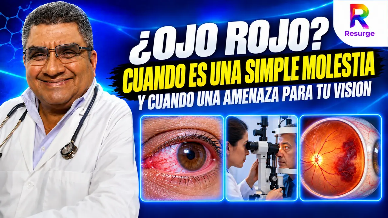 Reproducir: 👁️¿OJO ROJO? CUANDO ES UNA SIMPLE MOLESTIA Y CUANDO UNA AMENAZA PARA TU VISION - 24 DE SEPTIEMBRE🩺