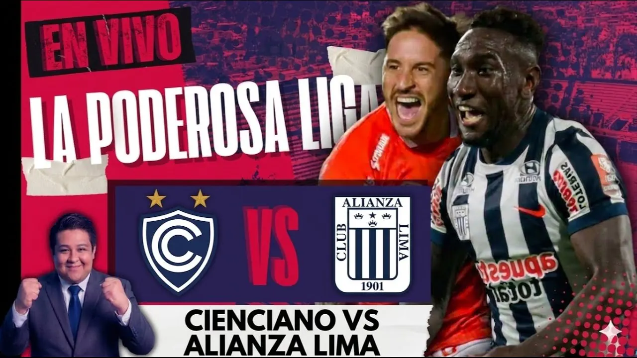 Reproducir: 🔴 CIENCIANO VS ALIANZA LIMA EN VIVO: Torneo Apertura Liga 1 2026 Fecha 15