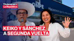 Keiko FUJIMORI y Roberto SÁNCHEZ estarían en segunda vuelta A 0.4% del conteo final | #TLR